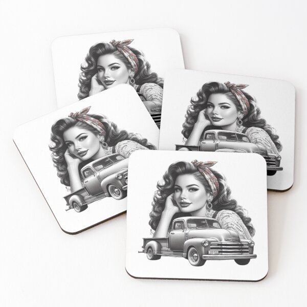 Item preview, "Retro Glamour: Charm and Audacity of Pin-Ups” designed and sold by CHRIST5000.