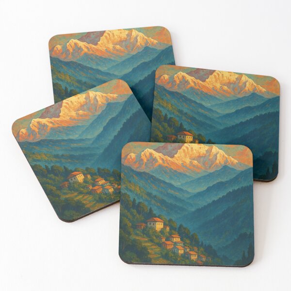 Item preview, Kanchenjunga Himalayan Mountain Sunrise Darjeeling View designed and sold by Places On Earth.