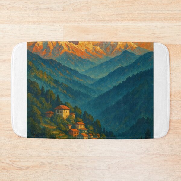 Item preview, Kanchenjunga Himalayan Mountain Sunrise Darjeeling View designed and sold by Places On Earth.