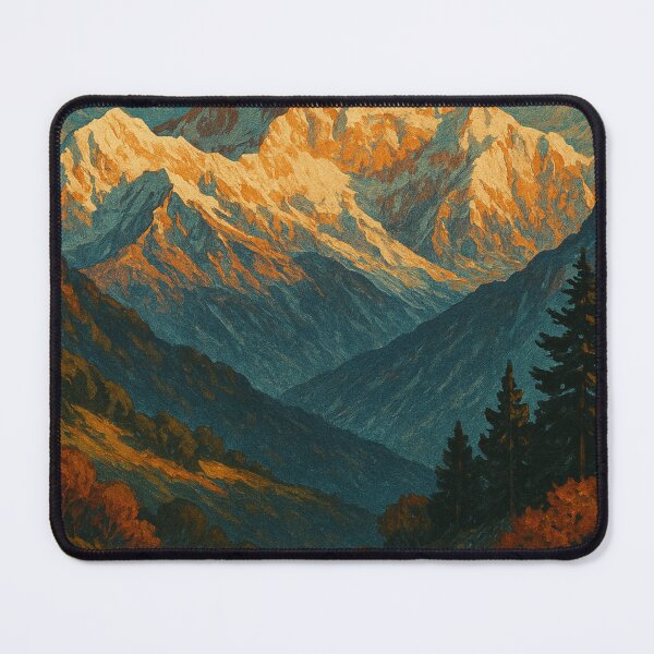 Item preview, Kanchenjunga Sikkim Mountains Autumn Valley Himalayas designed and sold by Places On Earth.