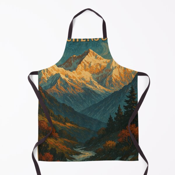 Item preview, Kanchenjunga Sikkim Mountains Autumn Valley Himalayas designed and sold by Places On Earth.