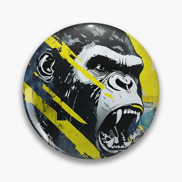 Item preview, Raging Gorilla – Explosive Street Art with Urban Edge designed and sold by Dino-Lune.