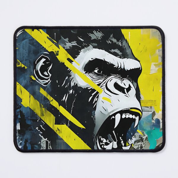 Item preview, Raging Gorilla – Explosive Street Art with Urban Edge designed and sold by Dino-Lune.