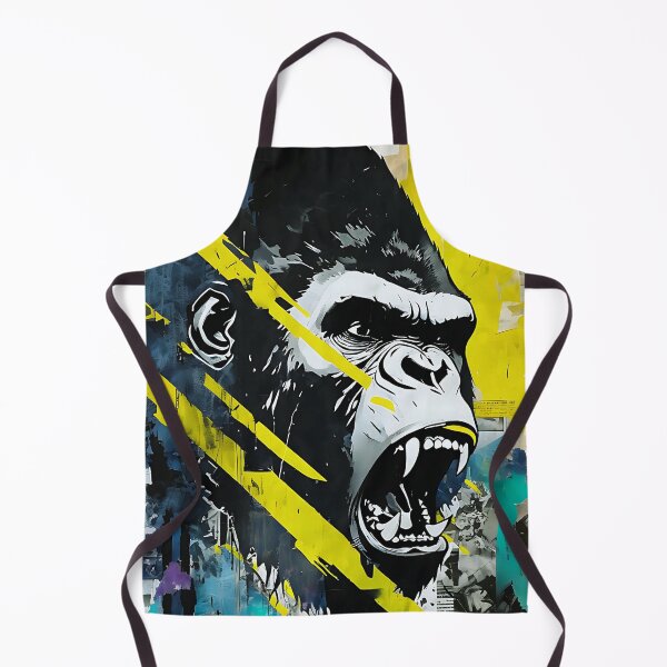Item preview, Raging Gorilla – Explosive Street Art with Urban Edge designed and sold by Dino-Lune.