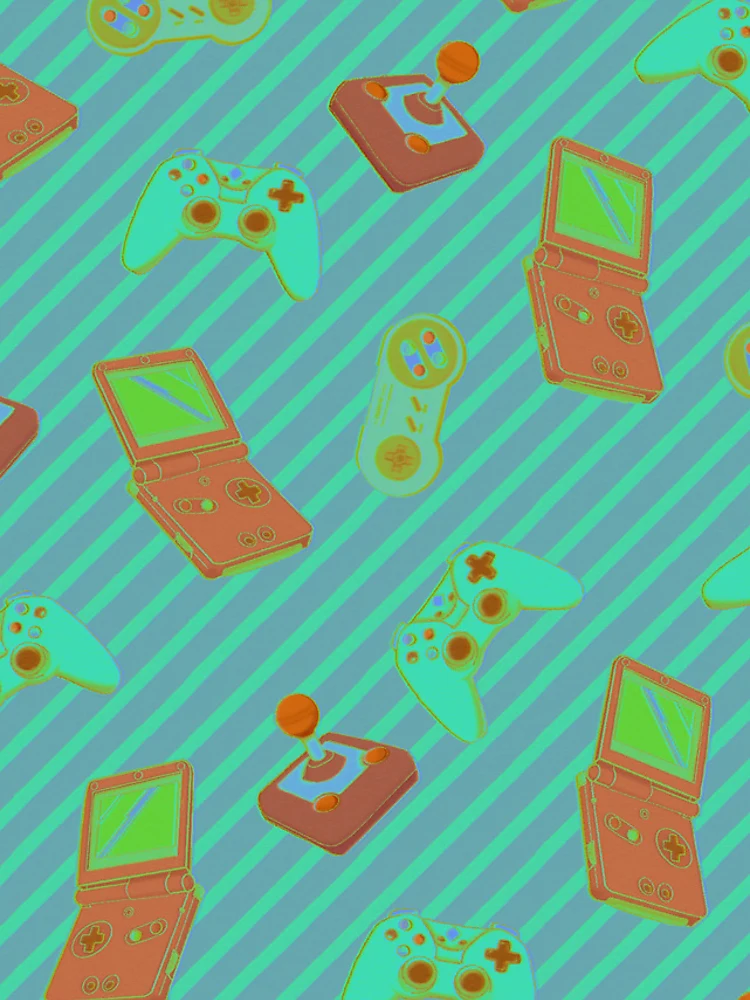 Thumbnail 5 of 5, iPhone Case, Console Me - Blue Pattern designed and sold by ModKat.