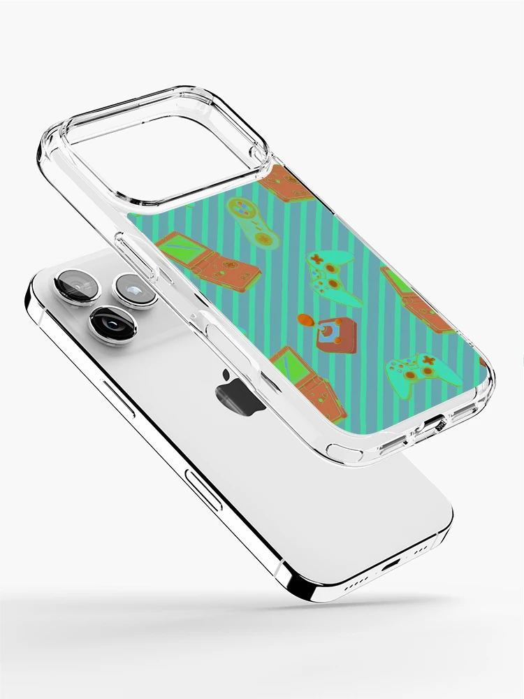 Thumbnail 2 of 5, iPhone Case, Console Me - Blue Pattern designed and sold by ModKat.