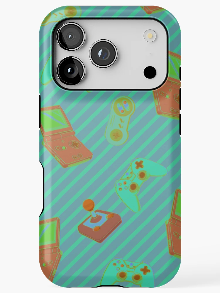 Thumbnail 1 of 4, iPhone Case, Console Me - Blue Pattern designed and sold by ModKat.