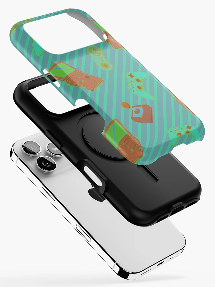 Thumbnail 2 of 4, iPhone Case, Console Me - Blue Pattern designed and sold by ModKat.