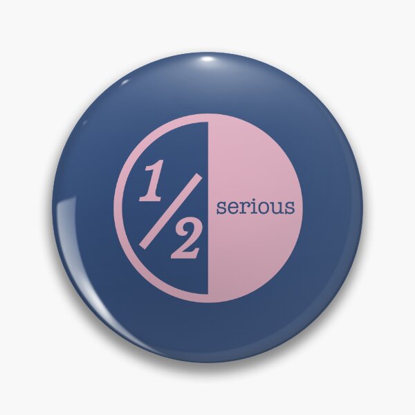 Item preview, Half Serious - pink logo designed and sold by Half Serious.