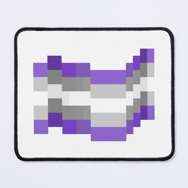 Item preview, Pixel Pride Flag Greysexual designed and sold by HarveyHandcraftsandDesigns.