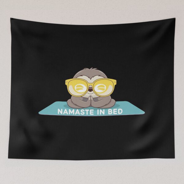 Item preview, Namaste In Bed designed and sold by LOLThreads.