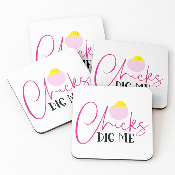 Item preview, Chicks Dig Me Funny Easter Pun designed and sold by ArtHavenDesign.