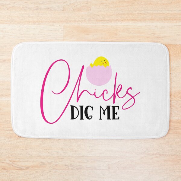 Item preview, Chicks Dig Me Funny Easter Pun designed and sold by ArtHavenDesign.
