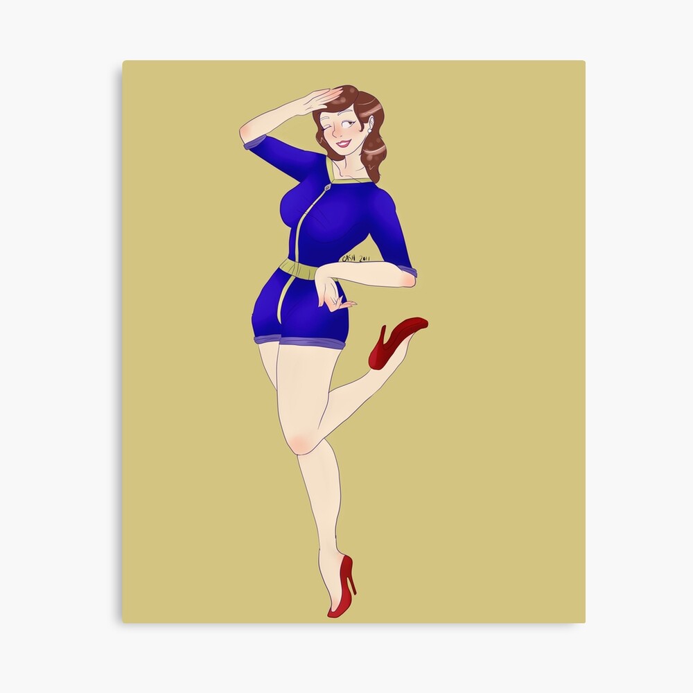 war child fallout pinup metal print by devildogdesigns redbubble war child fallout pinup metal print by devildogdesigns redbubble