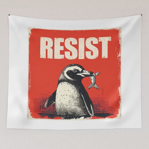 Item preview, No More Tariffs. penguin. #4 designed and sold by EunsooLee.