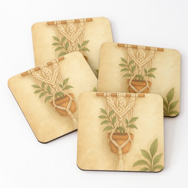 Item preview, Macrame Wall Plant Hanger with Terracotta Pot designed and sold by Lacritsa .