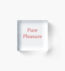 Paramore Pure Pleasure Acrylic Block