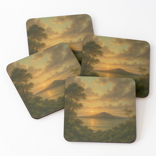 Item preview, Rangitoto Island Sunset Volcano View Auckland New Zealand designed and sold by Places On Earth.