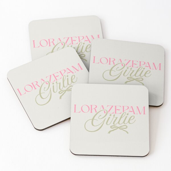 Item preview, Lorazepam Girlie Green Pink Bow designed and sold by Stickers by @molllyclare.