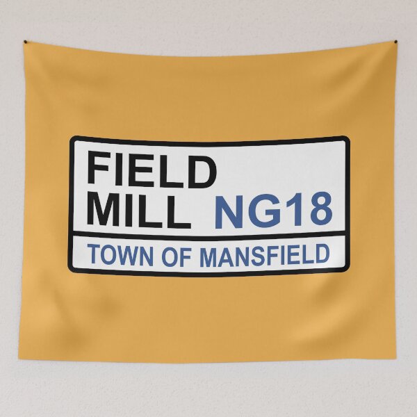 Item preview, Mansfield Town Field Mill Iconic Street Sign designed and sold by DelfDesign.