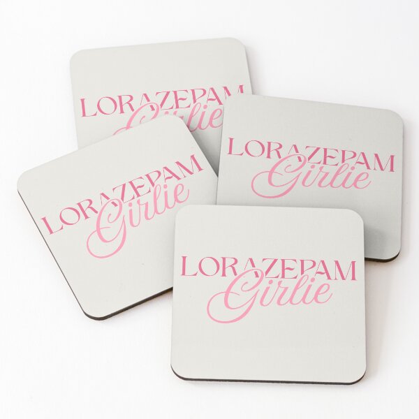 Item preview, Lorazepam Girlie Pink designed and sold by Stickers by @molllyclare.