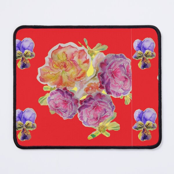 Artikelvorschau, Rose Aquarell Shabby Chic Chintz Cottage Core Retro Vintage entworfen und verkauft von Sarah Rajkotwala.