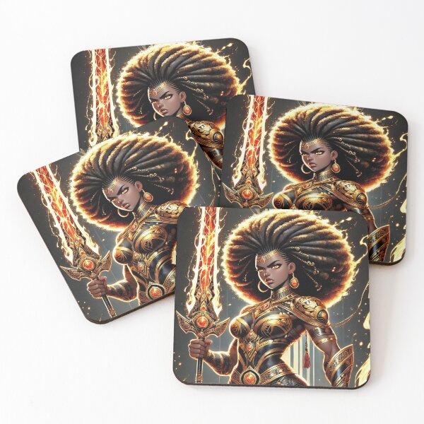 Item preview, Afrocentric Warrior Woman designed and sold by Uluvet Design Studio.