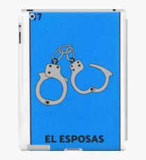 El Esposas Mexican Loteria Card (Handcuffs) iPad Case/Skin
