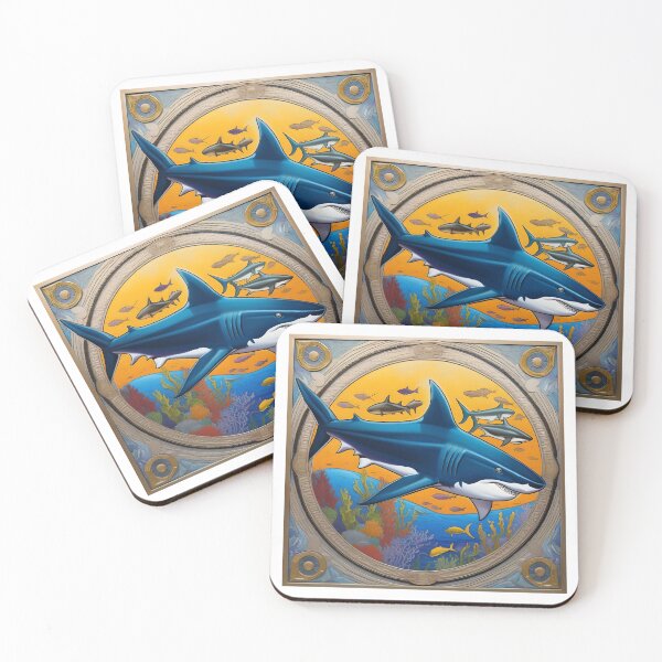 Item preview, SHARKS (WHITE) designed and sold by Marlon Oseguera.