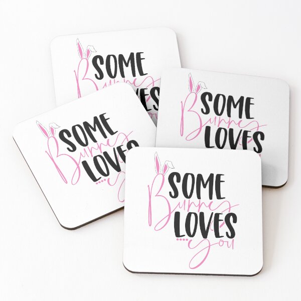 Item preview, Some Bunny Loves You Easter Love Quote designed and sold by ArtHavenDesign.