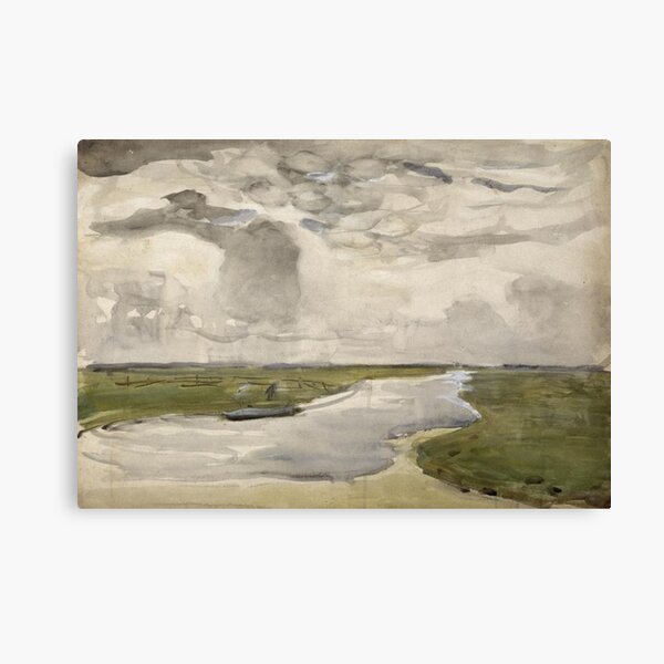 Item preview, Piet Mondrian - Meandering Landscape with River designed and sold by StrokeMe.