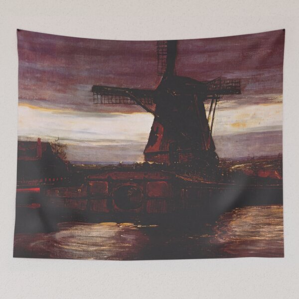 Item preview, Piet Mondrian - Stammer Mill with Streaked Sky designed and sold by StrokeMe.
