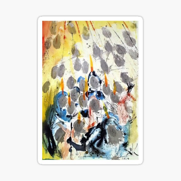 Item preview, Salvador Dali - APPARUERUNT ILLIS DISPERTITAE LINGUAE ACTS 1 14 1967 designed and sold by StrokeMe.