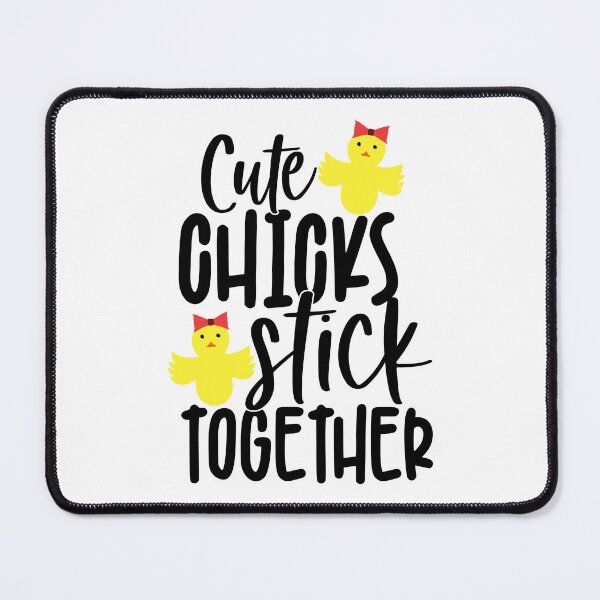 Item preview, Cute Chicks Stick Together Easter Friendship designed and sold by ArtHavenDesign.