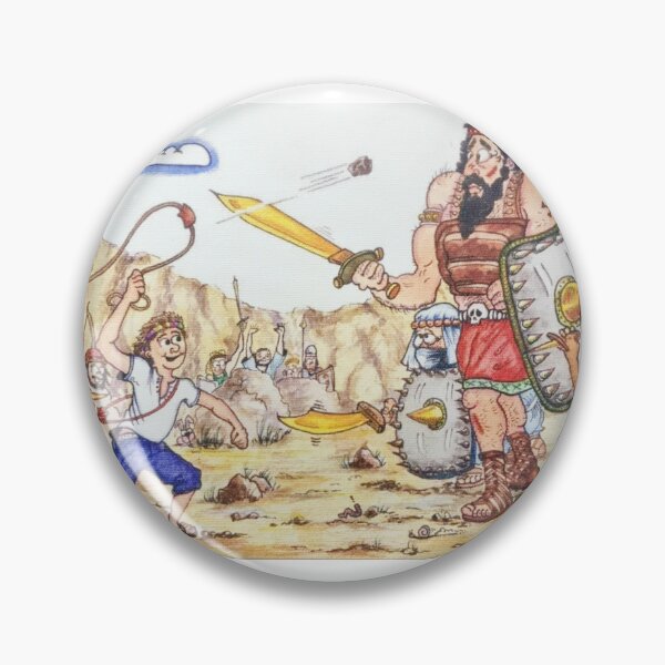 Item preview, David and Goliath cartoon  designed and sold by Water's Edge Gallery.