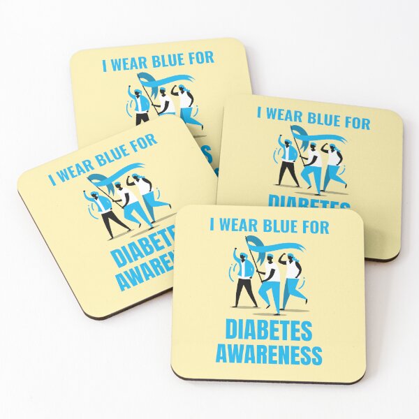 Item preview,  I wear blue for Diabetes Awareness designed and sold by 87-Aesthetics.