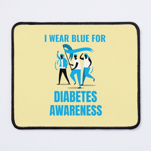 Item preview, I wear blue for Diabetes Awareness designed and sold by 87-Aesthetics.