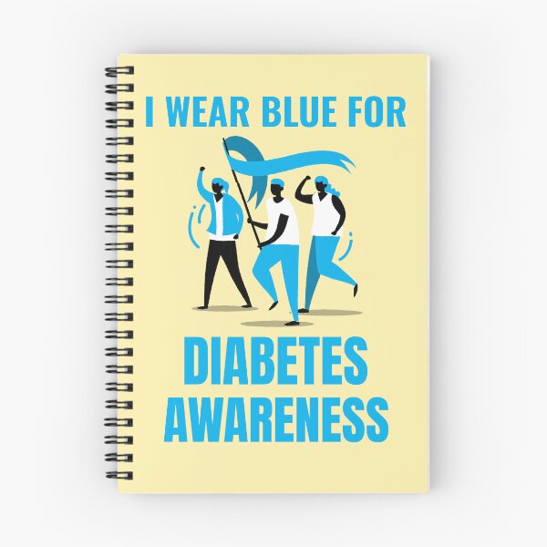 Item preview,  I wear blue for Diabetes Awareness designed and sold by 87-Aesthetics.