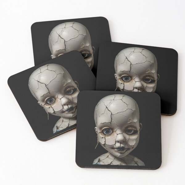 Item preview, Creepy Porcelain Doll designed and sold by The Mad Muffin.