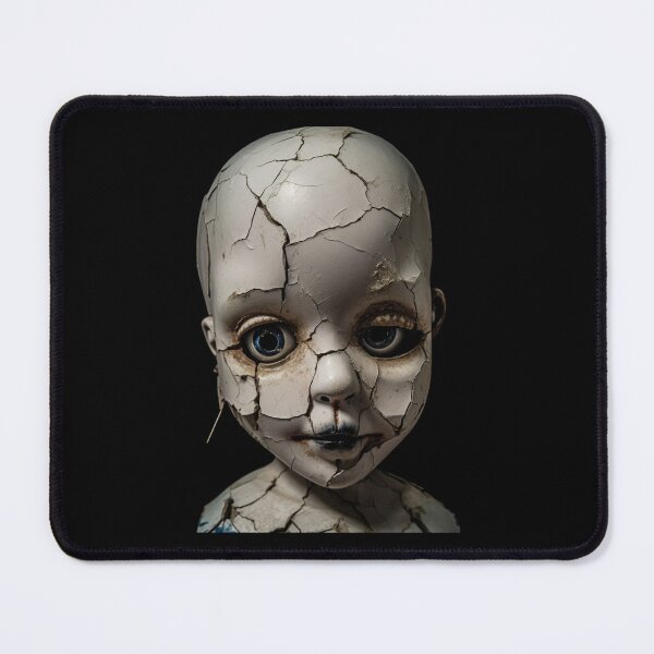 Item preview, Creepy Porcelain Doll designed and sold by The Mad Muffin.