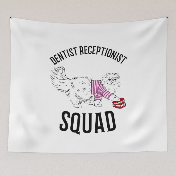 Item preview, Dentist Receptionist Squad designed and sold by 87-Aesthetics.