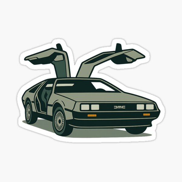 Item preview, Delorean - DMC-12 designed and sold by StickerWey.