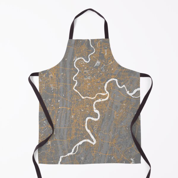 Item preview, Chongqing City Map of China - Bauhaus designed and sold by deMAP.