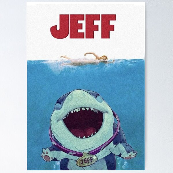Item preview, Jeff the Landshark Movie Design designed and sold by StarlightHQ.