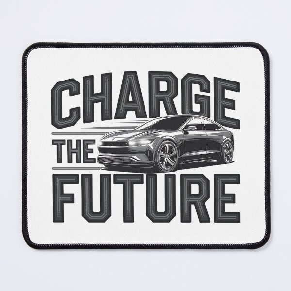 Item preview, Charge the Future Electric Car Enthusiast designed and sold by Taans-Creation.
