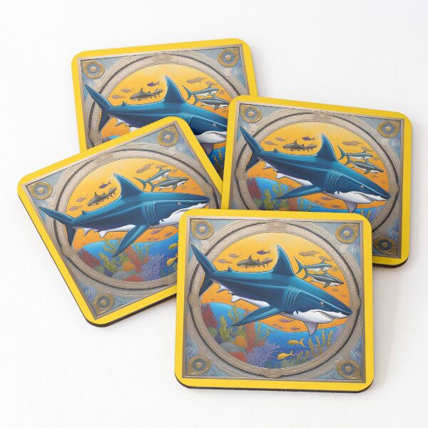 Item preview, SHARKS (#FFCC00) designed and sold by Marlon Oseguera.