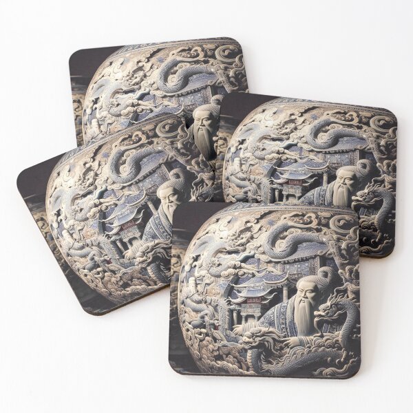 Item preview, Chronicles in Porcelain: The Sage and the Serpent designed and sold by ZenOfAIarts.