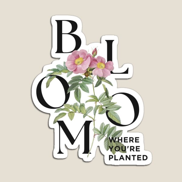 Item preview, Bloom Where You're Planted! designed and sold by MoodMelt.