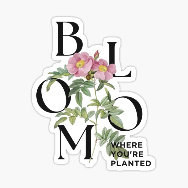 Item preview, Bloom Where You're Planted! designed and sold by MoodMelt.