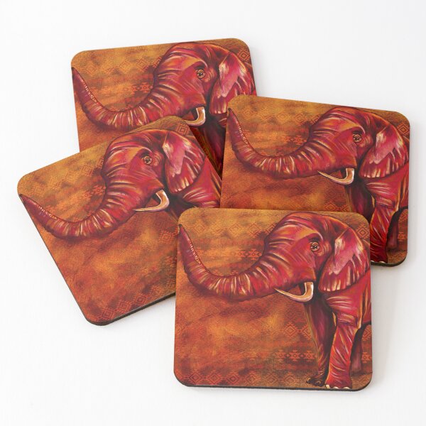 Item preview, Crimson Elephant designed and sold by Donnierogersart.